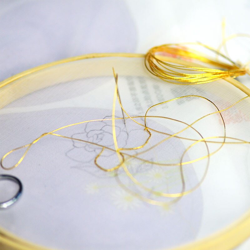 200cm Thread Line Woven Embroidery Line High-end customization gold Embroidery Threads Kimono Import from Japan