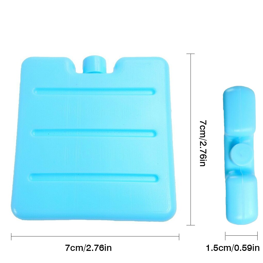 1PC Mini ABS Reusable Freezer Cool Block Ice Pack Outdoor Picnic Travel Lunch Box Cooler Ice Box