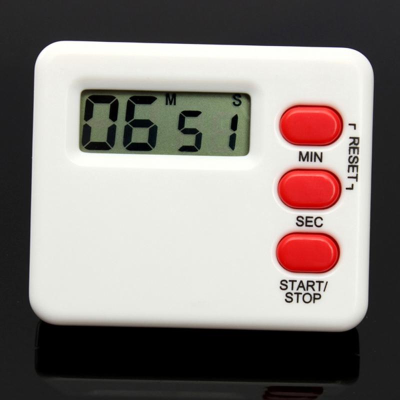 Mini LCD Timer Küche Kochen 99 Minute Digital Anzeige Timer Countdown Enthalten Batterie