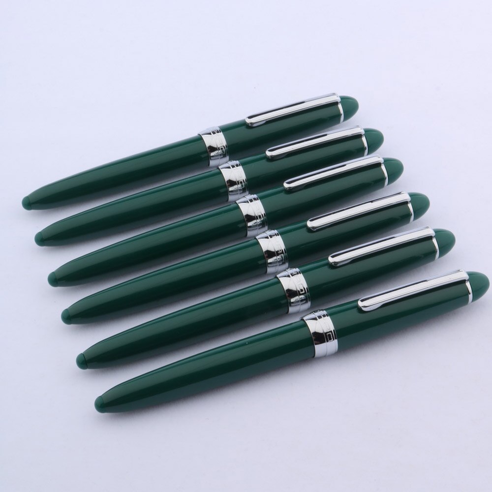 992 parallel Fountain Pen Duckbill Gothic art Flower Flat plastic Dark green Office school supplies ink pens