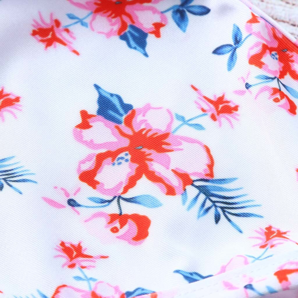 Girls Summer Bikini Set Tassel Tankini Swimsuits Summer Beachwear Children Girls Bathing Suits Two-pieces Girls Bikini Swimsuits