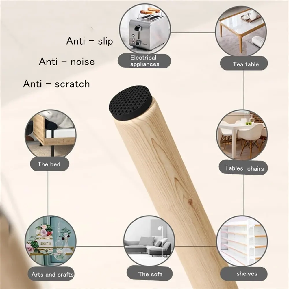 Selvklæbende møbler ben fødder beskytter pude stol ben pude anti-skrid ridse diy resistente møbel fødder gulv beskytter puder