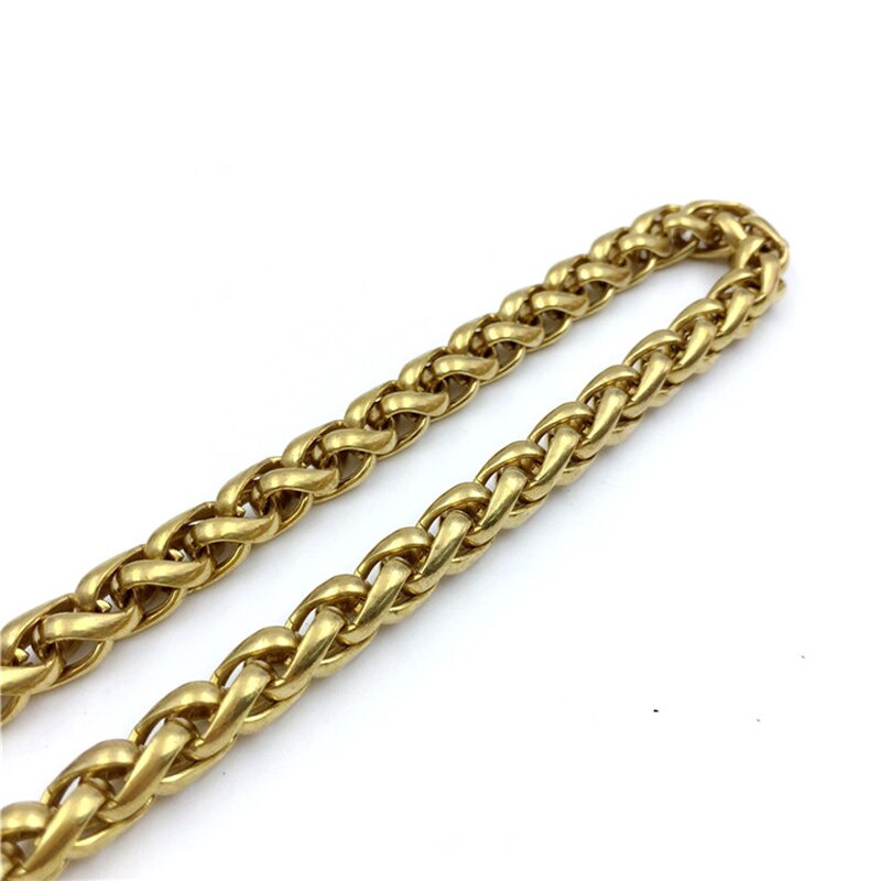 DIY leder handwerk solide Durcheinander gestrickte geldbörse hosen kette 6mm 8mm 10mm durchmessern 3 mt/los