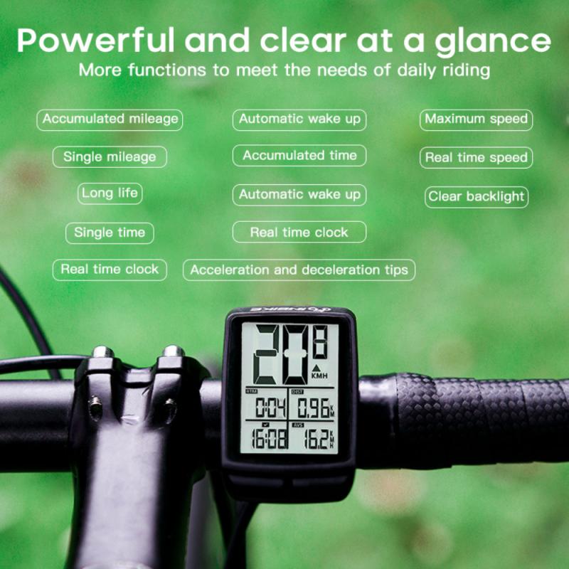 Bike Computer Wireless Waterproof Bicycle Code Meter MTB Cycling Riding Odometer Stopwatch Speedometer Bike Accessories