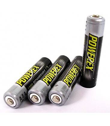 Powerex MHRAAA4-1000-Pack 4 Aaa Nimh 1,2V 1000Mah Batterijen