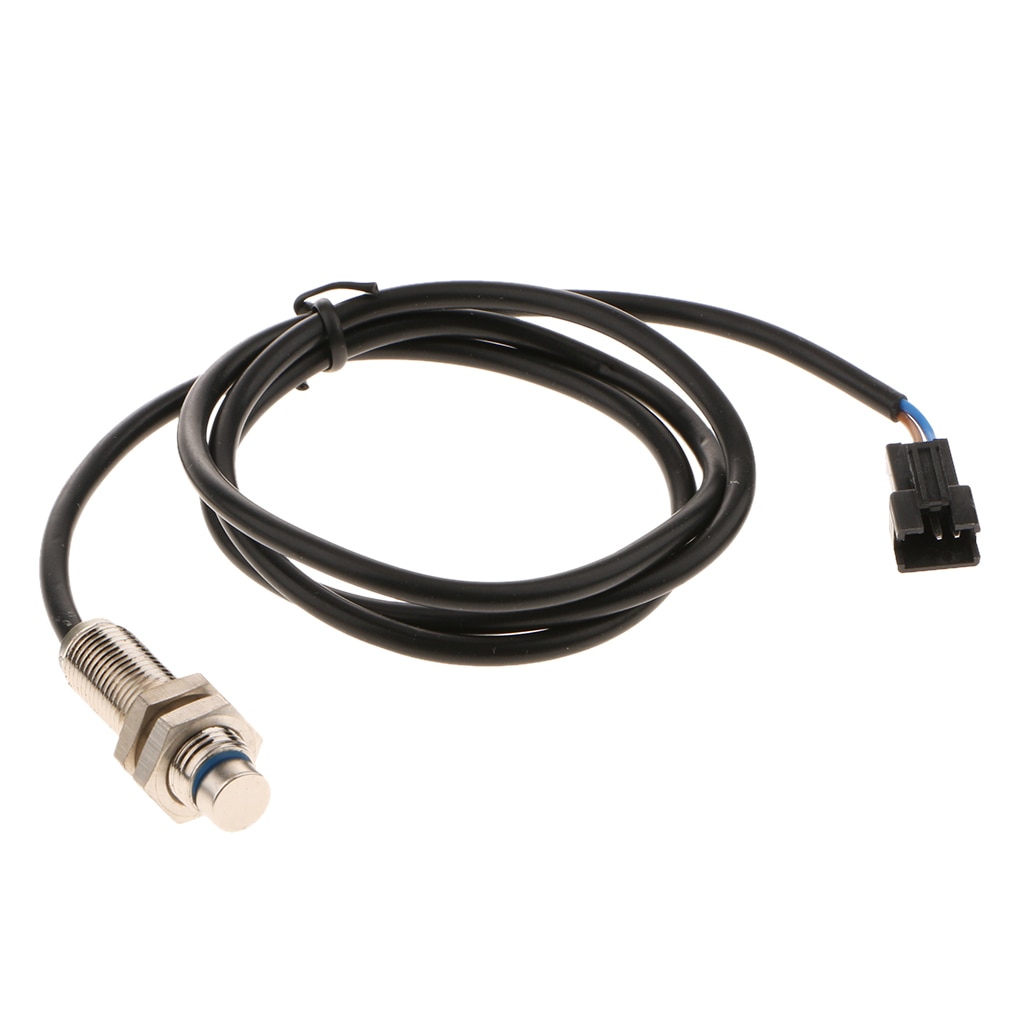 Motorcycle Speedometer Tachometer Gauge Digital Sensor Cable With 1 Magnet