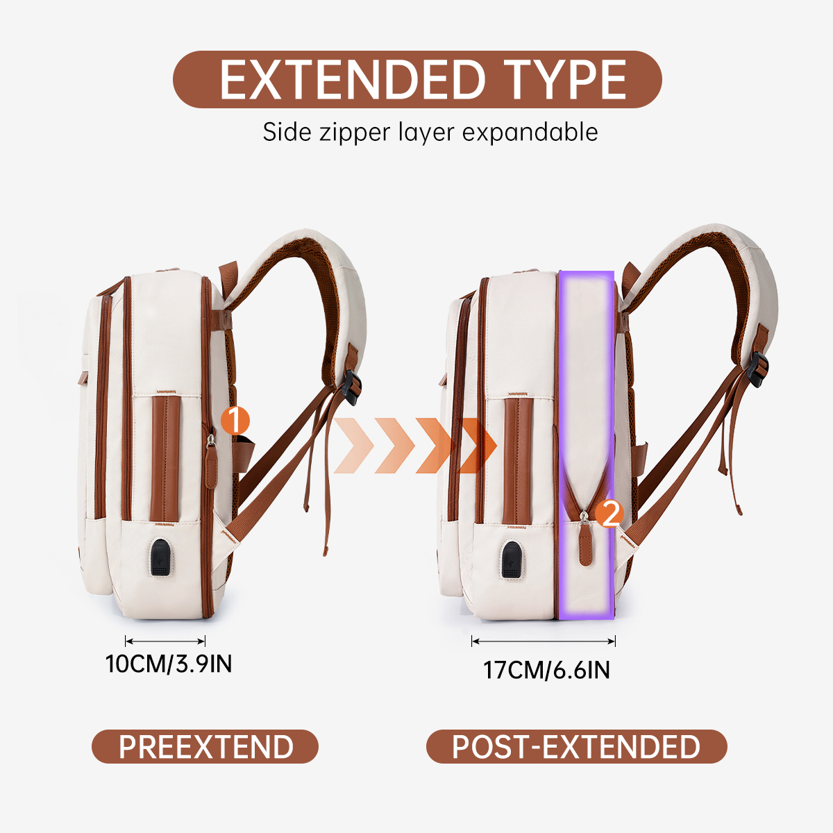 High USB Rechargeable Backpack Men's Waterproof Bag Large Laptop Backpack Unisex School Bag Youth Backpack