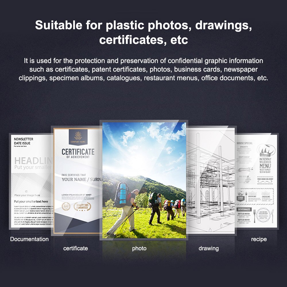 OL188 small plastic sealing machine A4 paper laminating machine laminating film machine office document photo passing