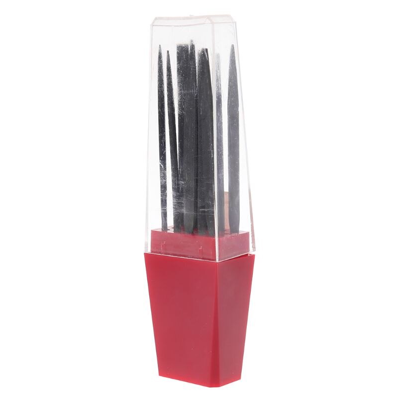 Juego de Limas de aguja pequeñas, herramientas de joyería de aleación de 140mm, abalorios, manualidades, L4MF, 10 Uds.