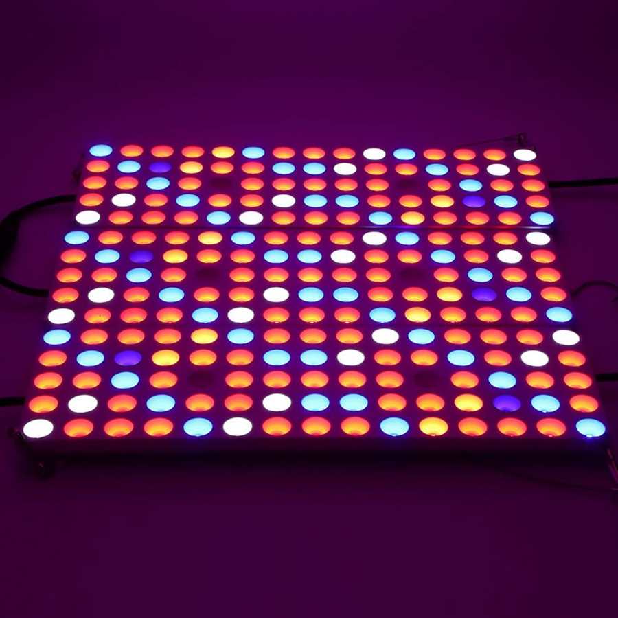 Planta crescer lâmpadas crescer lâmpada splicable planta crescimento luz 225led crescer luz para plantas de interior estufa hidropônica