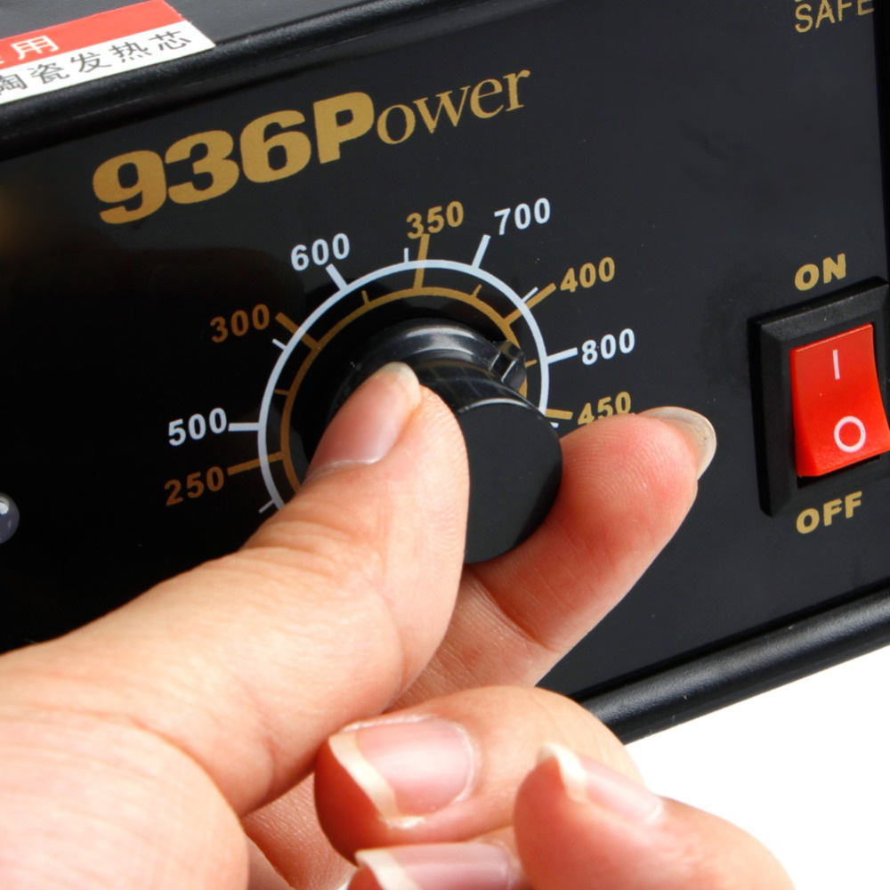 Estación de soldadura eléctrica de potencia 936, soldador de retrabajo SMD, 110V, 220V
