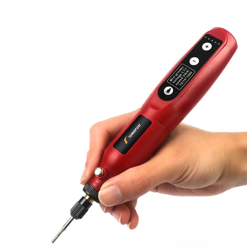 Stylo de gravure sans fil USB, Mini perceuse sans fil Rechargeable, outil rotatif de vitesse, ensemble d'accessoires de meulage Dremel