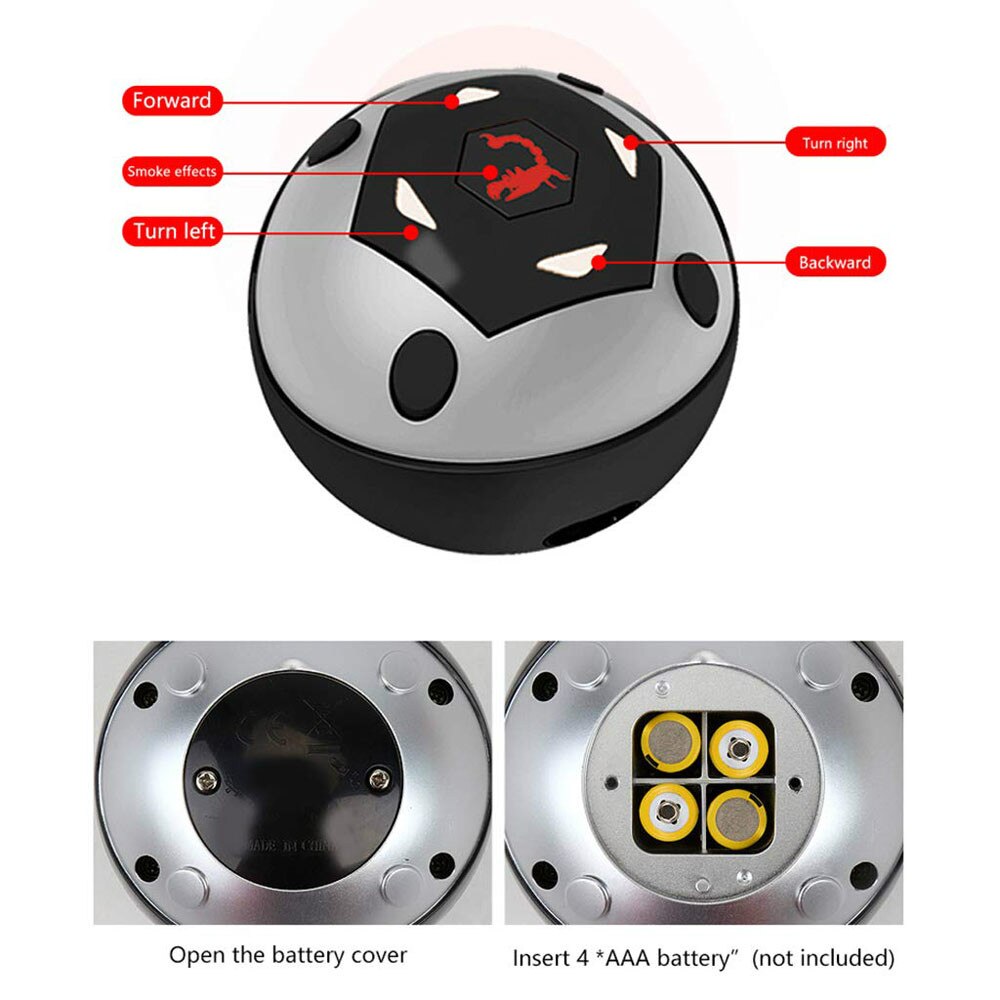 RC Animal Scorpion FK503 Remote Control Realistic Infrared Dark with Sounds Flashing Eyes Toys