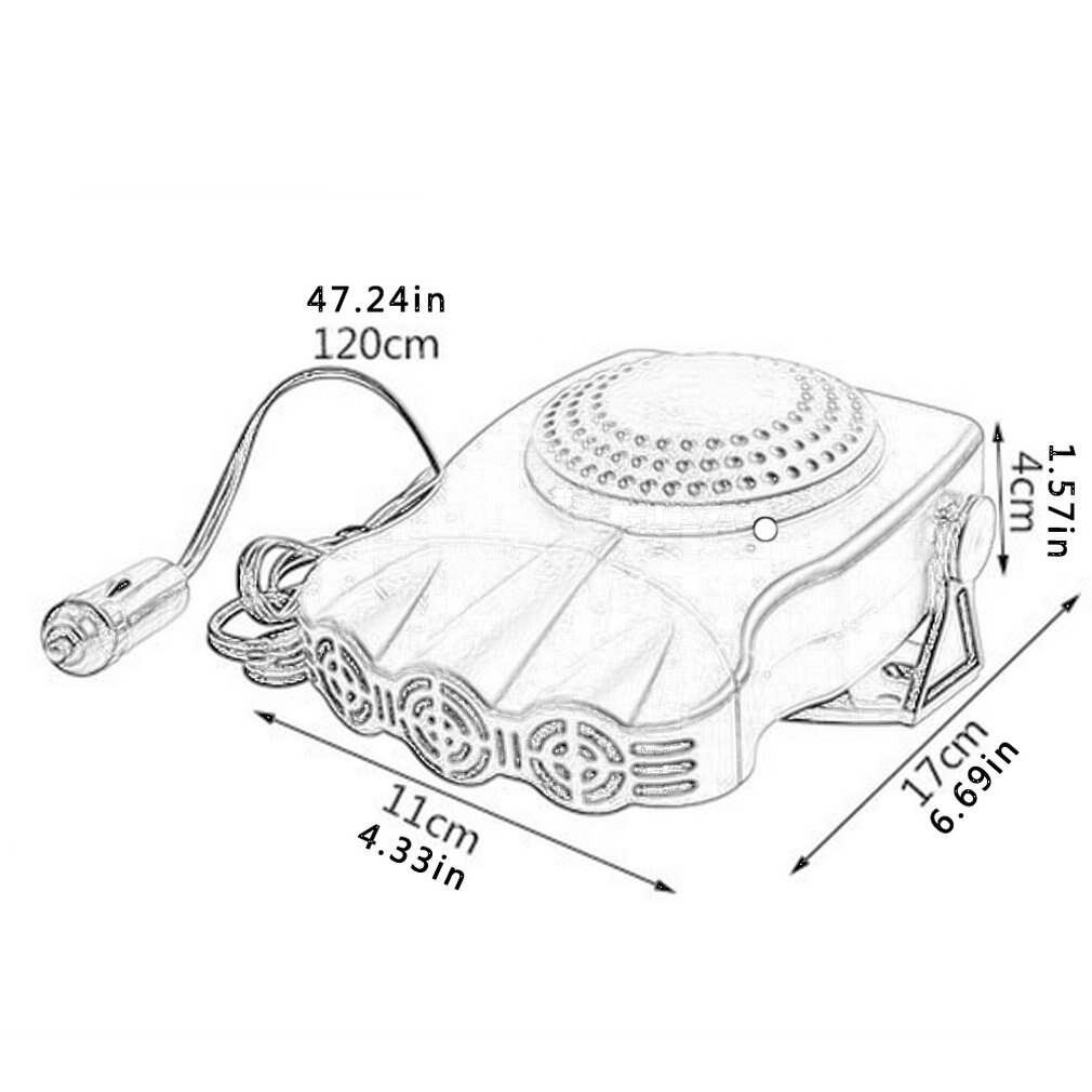 uniwersalny samochód automatyczny nagrzewnica powietrza podgrzewany elektrycznie wentylator odmgławiać i odszranianie bezhałasowa dmuchawa ciepłego powietrza robić 12V gorącego wentylatora samochodowego
