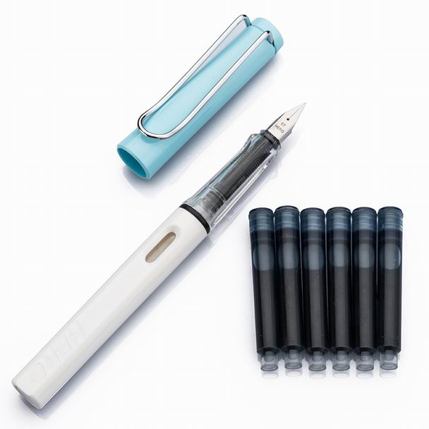 1Pc Hero 359 Klassieke Vulpen Originele Authentieke Plastic Kleur Transparant Ef Briefpapier Kantoor Schoolbenodigdheden Schrijven