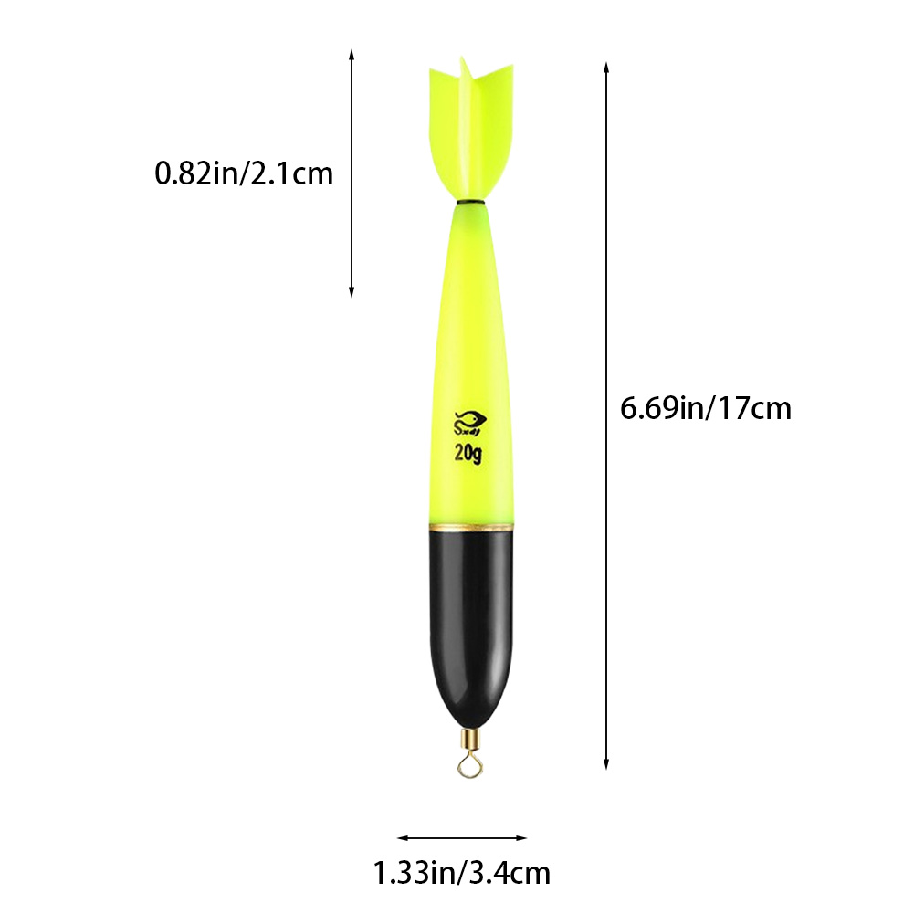 1-5pcs Fishing Floats Luminous Fishing Accessories Fishing Night Float Night Fishing Light Up Bobbers for Sea Ocean Rock Fishing: 1.5# / Burgundy