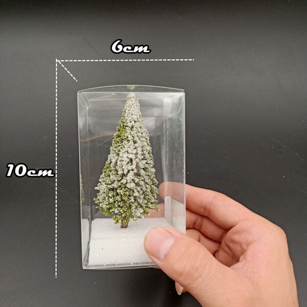 Sand table building simulation tree Winter pine Scene model material: Default Title