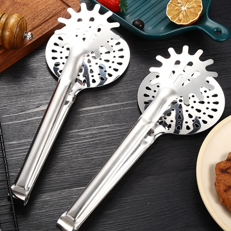 Cooking Food Filter Clips Stainless Steel Kitchen Tools Steak Grilling Fish Shovel Clip Baking Tools