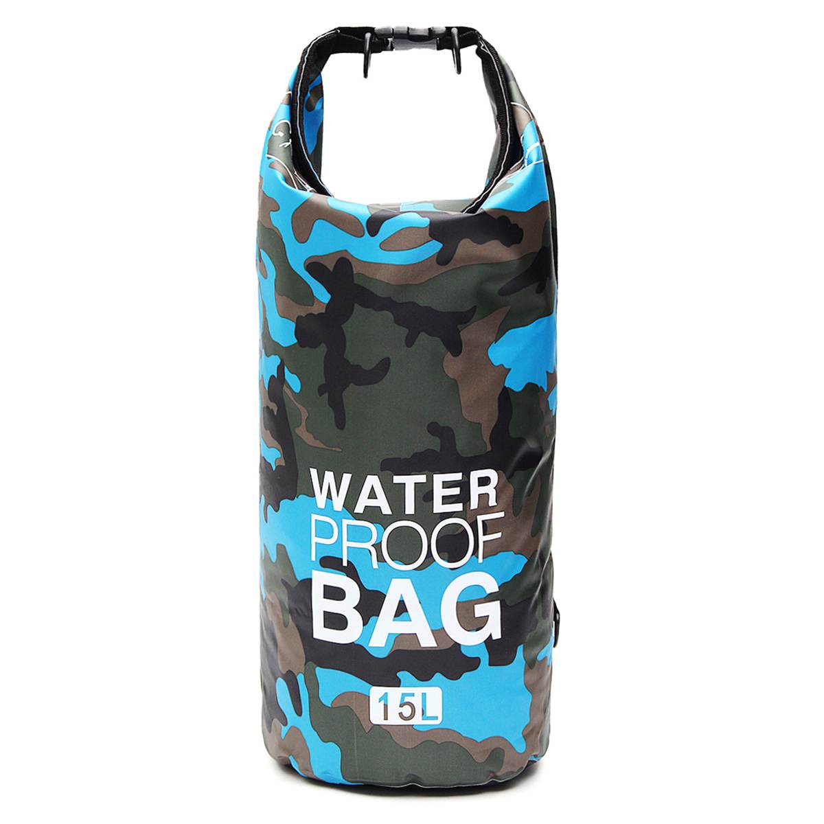 15L PVC Waterproof Dry Bag Camp Outdoor Camouflage Diving Foldable Man Women Beach Swimming Bag Rafting River Ocean backpack