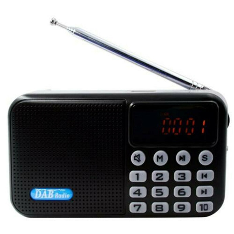 Draagbare DAB Digitale Radio 3.5mm headset jack Draagbare met FM Oplaadbare Batterij Bluetooth Speaker pocket DAB Digitale Radio