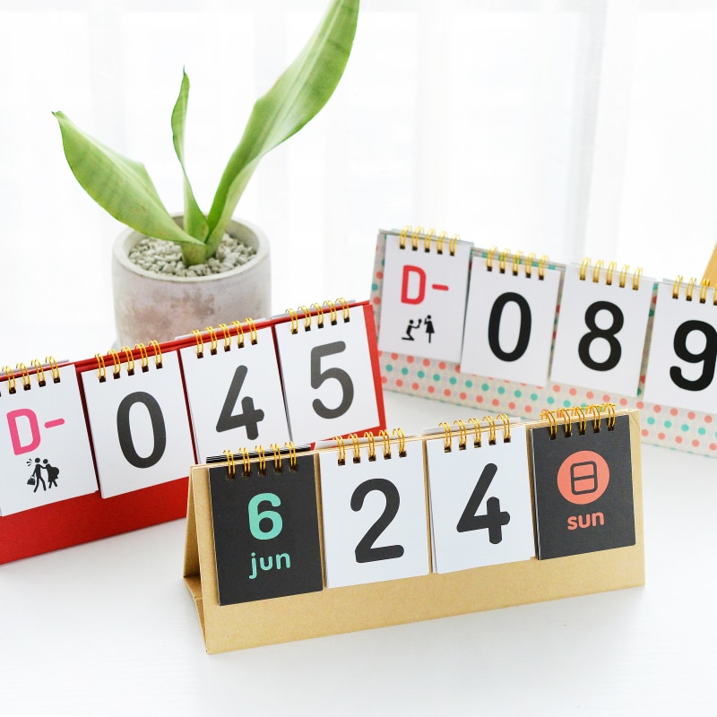 365 D jour calendrier Table calendrier anniversaire planificateur étude compteur mariage