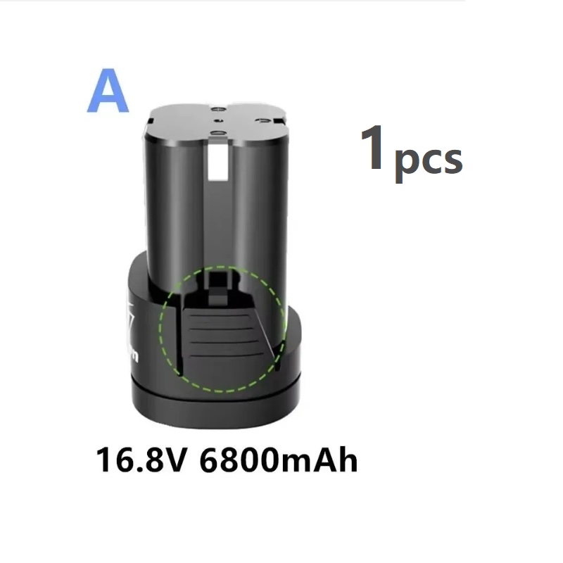16.8V 6800mAh Lithium Battery 18650 Li-ion Battery Power Tools accessories For Cordless Screwdriver Electric Drill Batter: Gold