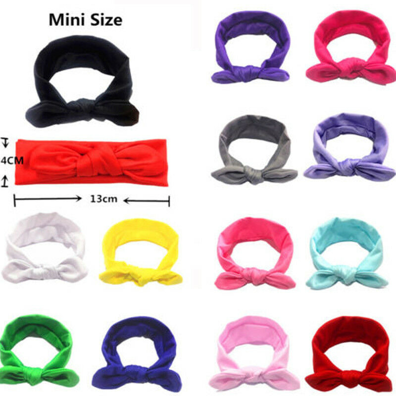 Baby drenge solid sløjfe hårbånd sød blødt hoved elastisk pandebånd bebe pige prinsesse sød pandebånd hovedbeklædning hår tilbehør