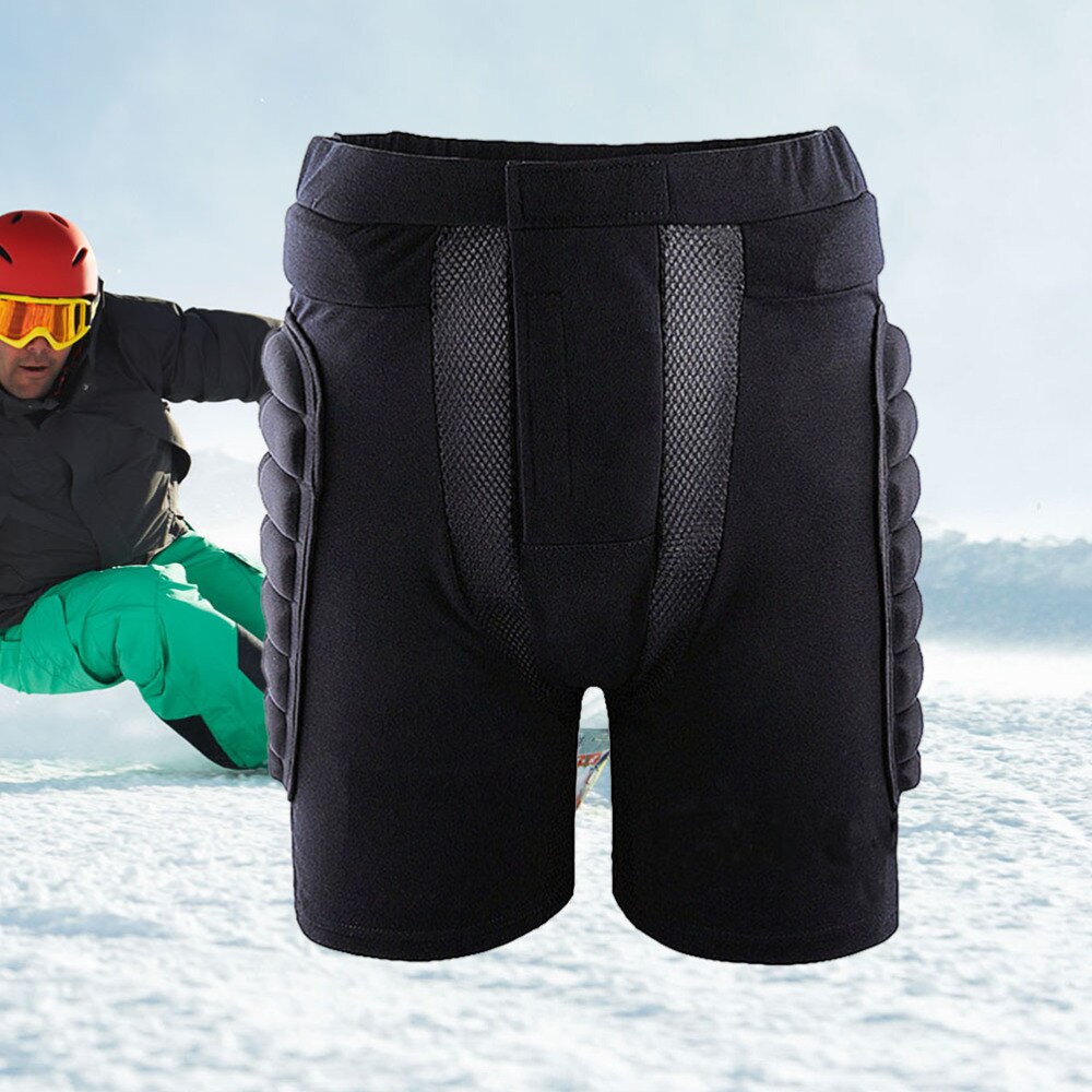 dla obu płci spodenki narciarskie wygodne oddychające na wolnym powietrzu sportowa odzież ochronna rozmiar (czarny)