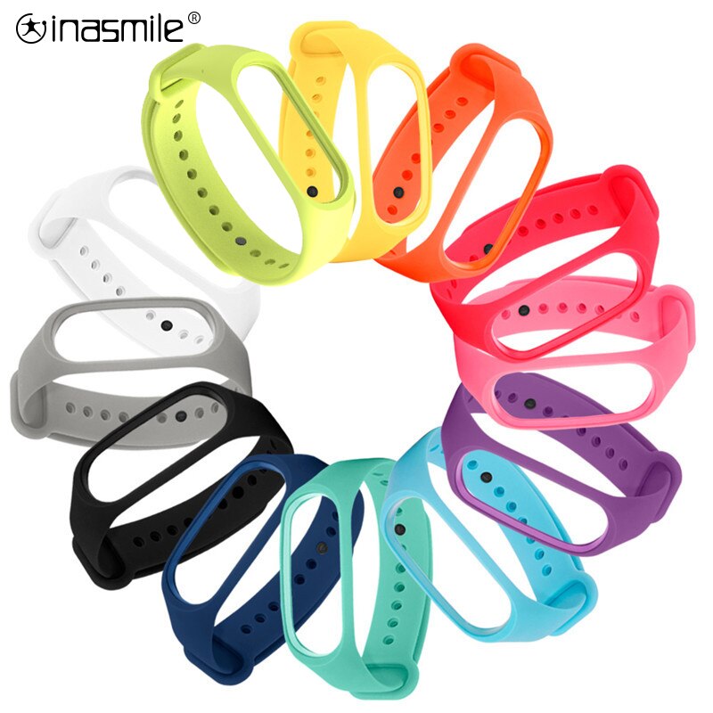 Upea värikäs ranneke rannerengas mi band 4 xiaomi mi band 3 hihna pulseira mi band 4 3 xiaomi correa mi band 4 hihna