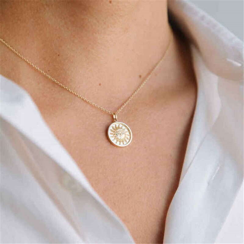 Veelkleurige sieraden boze oog ketting en hanger koperen