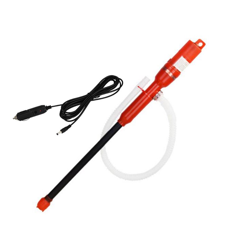 12V Auto Voertuig Brandstof Gas Transfer Zuig Pompen Draagbare Outdoor Elektrische Pomp Water Olie Gas Gereedschap Benzine Pomp Met lijn: Default Title