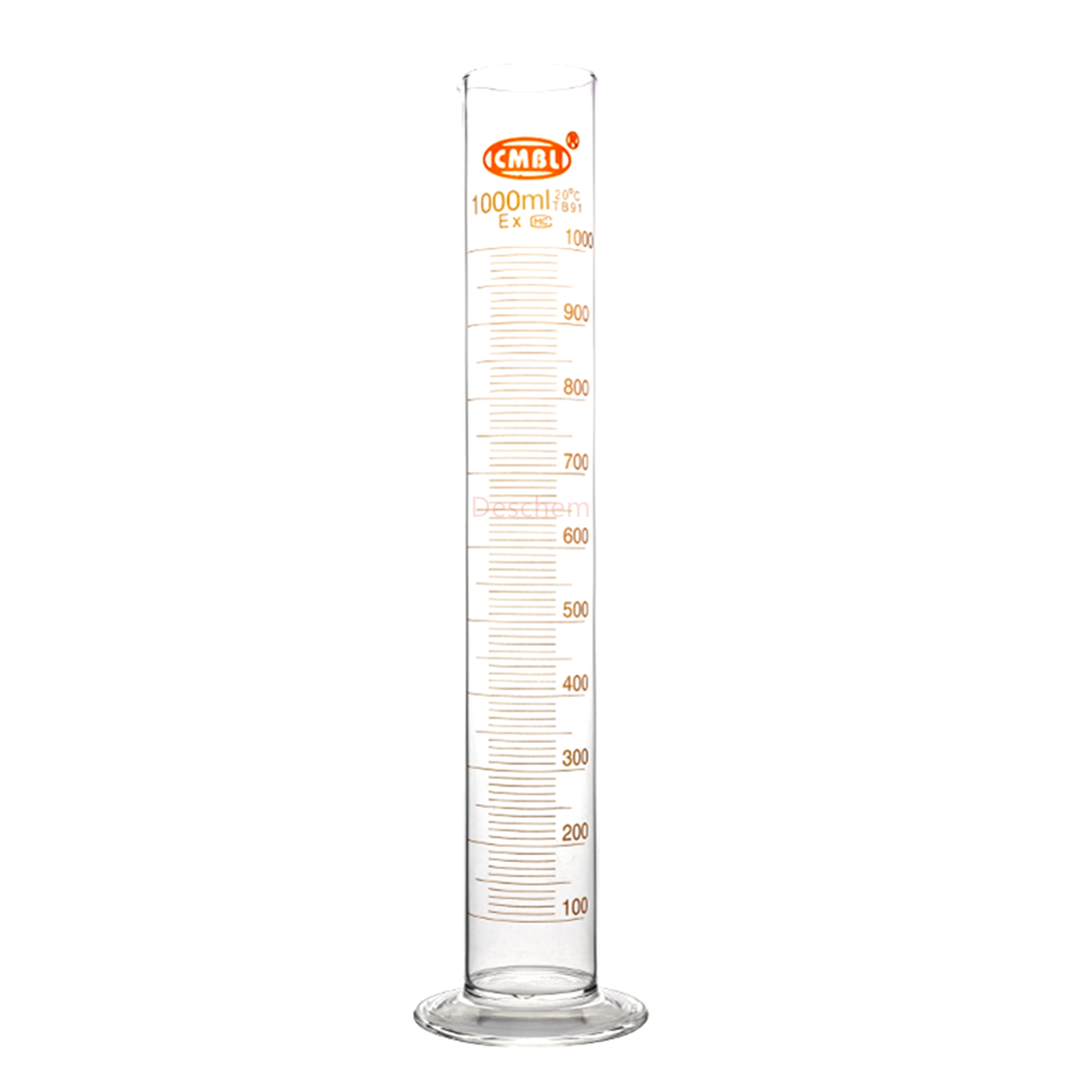 1000 Ml, Glazen Maatcilinder 1 Liter Afstuderen Uitloop Mond