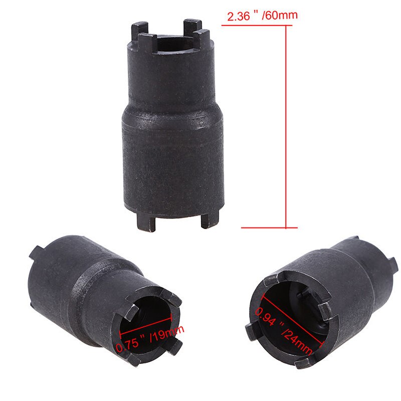 Inner Clutch Lock Nut Spanner Replace Socket Steel 20/24mm 4-Pin XR50 Xl70