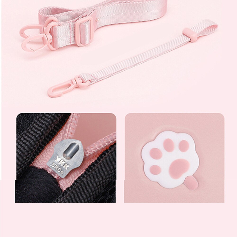 Bolsa de gato Rosa bonito para Nintendo Switch, cubierta/bolsa de almacenamiento para Nintendo Switch Lite, accesorio de juego