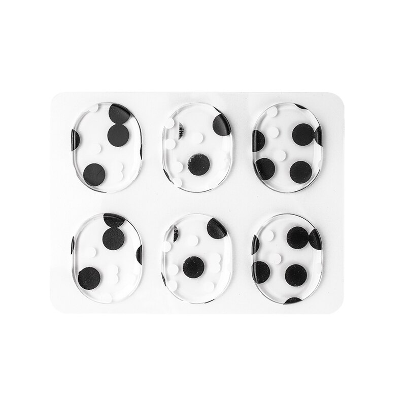 Amortiguadores de tambor, almohadillas de Gel, almohadillas de amortiguación de tambor de silicona, amortiguadores de tambor blando no tóxicos para tambores, Control de tono, negro y transparente: Default Title