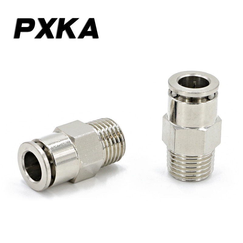 Pneumatic connector All copper metal quick plug high-pressure PC8-02 thread straight-through hose quick connector