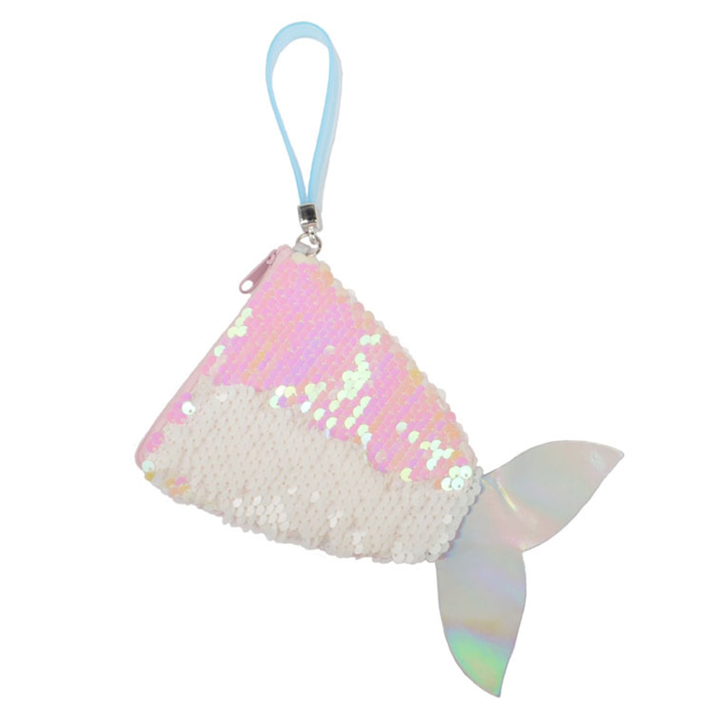 Women Mermaid Tail Sequins Coin Purse Girls Purse Bag Reversible Sequin Coin Bag Change Purse for Kids Children Bag: A