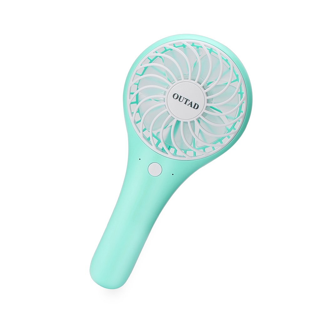 Draagbare mini-usb-waterventilator op batterijen, draagbare kleine ventilator voor buiten, reizen, binnen, kantoor, bureau: Groente