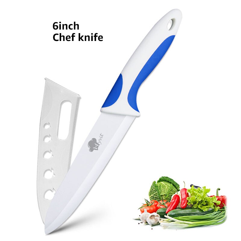 Keramik Messer 6 5 4 3 zoll Chef Fleisch Zoll-dienstprogramm Slicing Schäl Messer Weiß Klinge Bunte Anti-slip Griff küche Kochen Werkzeuge