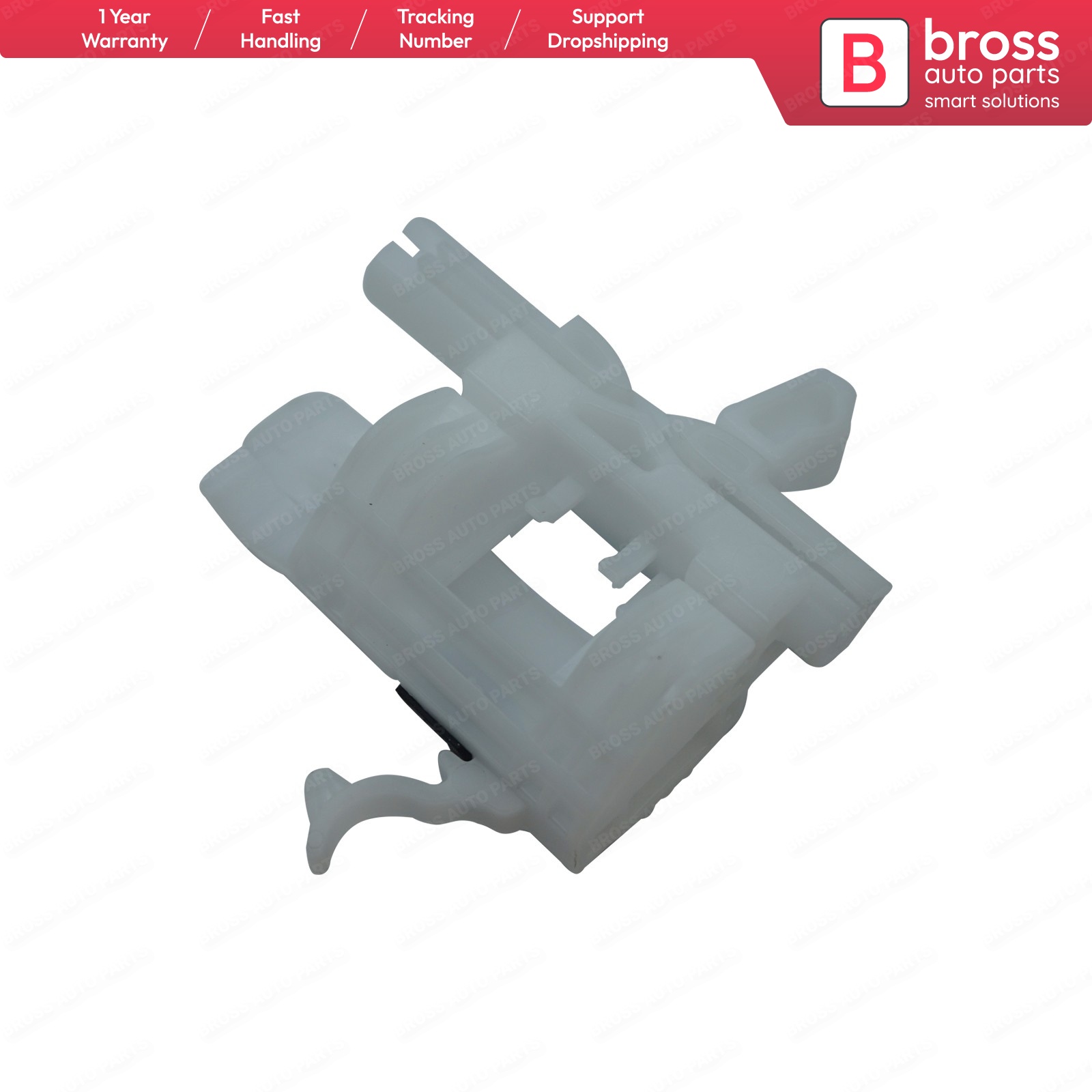 Bross Auto-onderdelen BWR5235 Venster Regulator Reparatie Clips Linksvoor Deur 68070267AD Voor Fiat 500 2007-Op Uit turkije