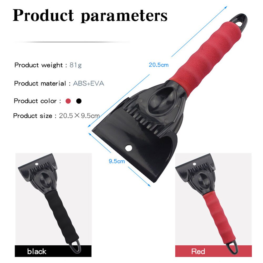 20.5CM Winter Portable Auto Vehicle Truck Car Window Windscreen Ice Scraper Windshield Cleaner Plastic Coated Anti-Slide Handle