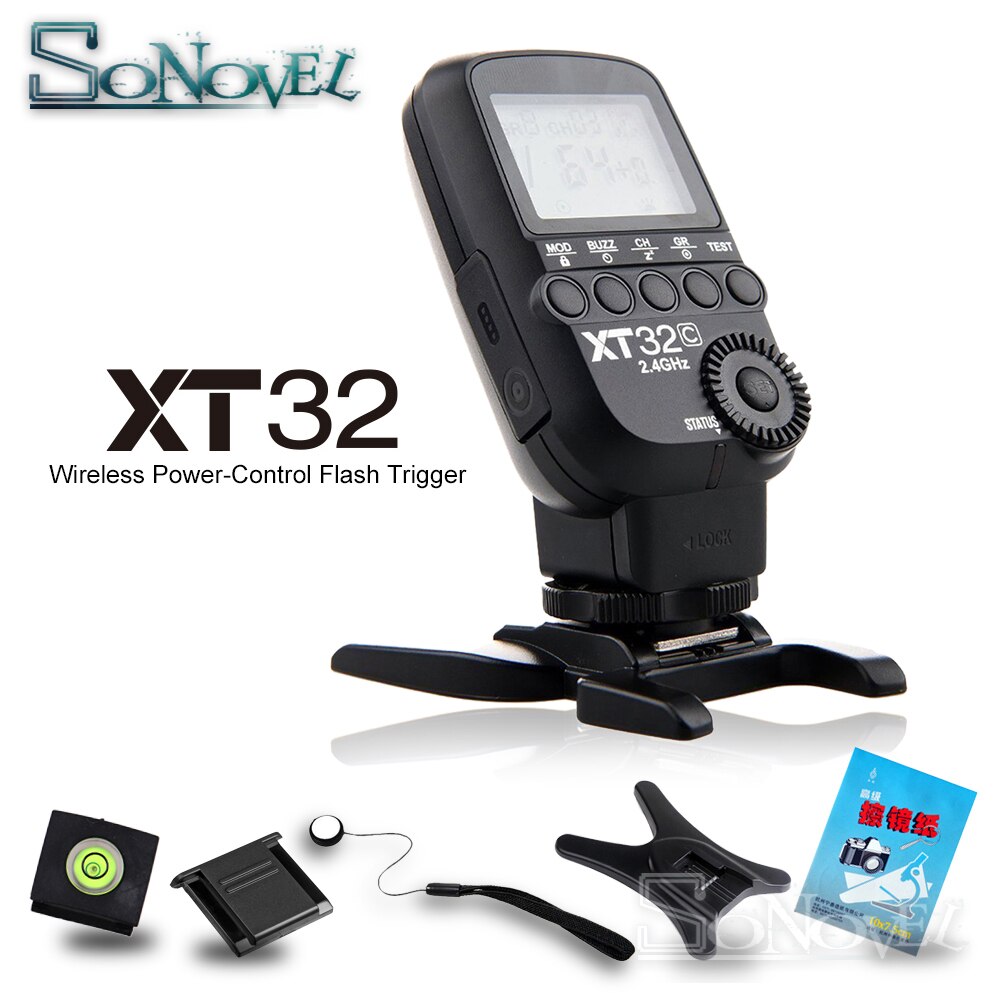 Godox XT32C 2.4G Draadloze 1/8000 s Snelle Sync Flash Trigger Zender voor Godox X Systeem Camera Flash voor Canon DSLR