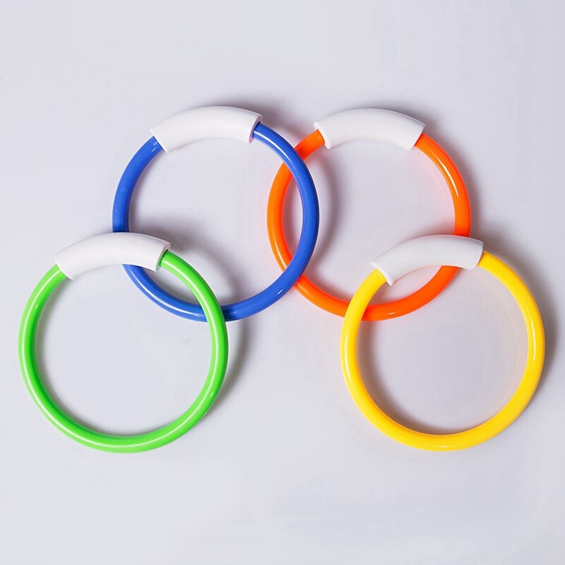 8 Pcs Swimming Pool Diving Rings, Diving Throw Torpedo Toys & 1 Set RC Bee Induction Infrared LED Light RC Aircraft Toy