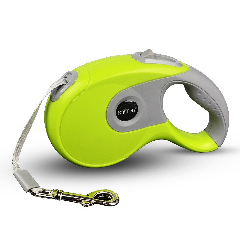 Kimpets 3m/5m sisäänvedettävää koiran talutushihnaa lemmikkieläinten automaattinen talutushihna kestävä keskikokoinen koira vetoköysi pennun kävelyhihnat 6 väriä