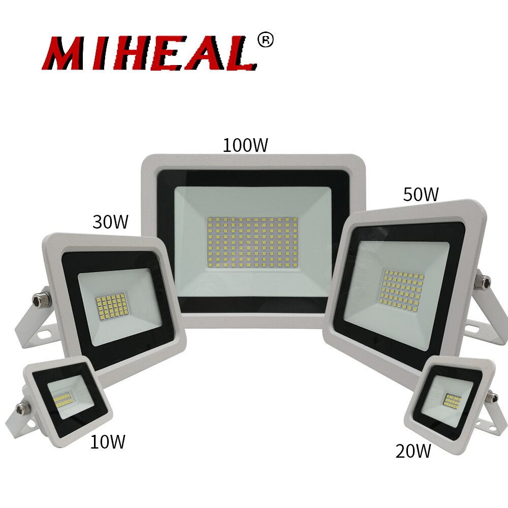 10W 20W 30W 50W 100W LED Flood Light Floodlight LED Street Lamp 220V 230V 240V Waterproof Landscape Lighting IP68 Led Spotlight