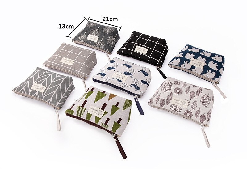 1Pc Grote Canvas Etui Schoolbenodigdheden Briefpapier Organizer Pouch Meisje Jongens Briefpapier Pen Zak Opslag Houder