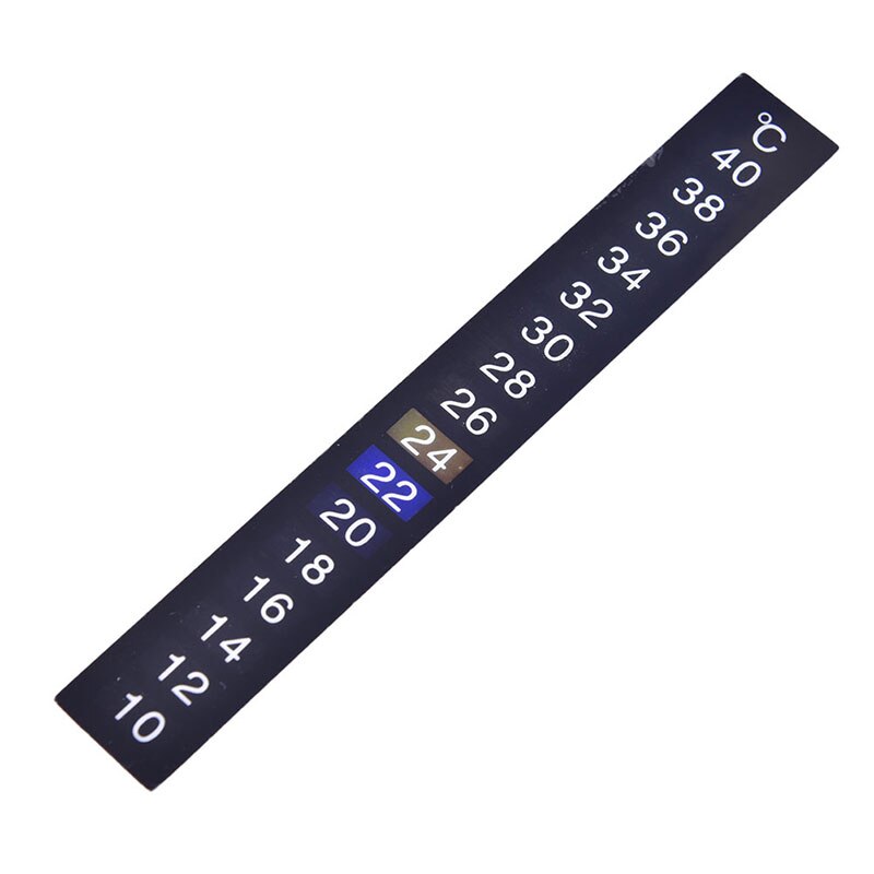 10-40Degrees Stick-on Digital Aquarium Fish Tank Fridge Thermometer Sticker Measurement Sticker Temperature Control Tool Product