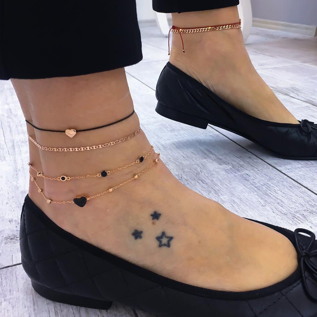 Bohemian Star Shell Ankle Bracelet On Leg Foot Jewelry Simple Shell Anklets for Women Beach Charm Boho Accessories Mujer: Style 9