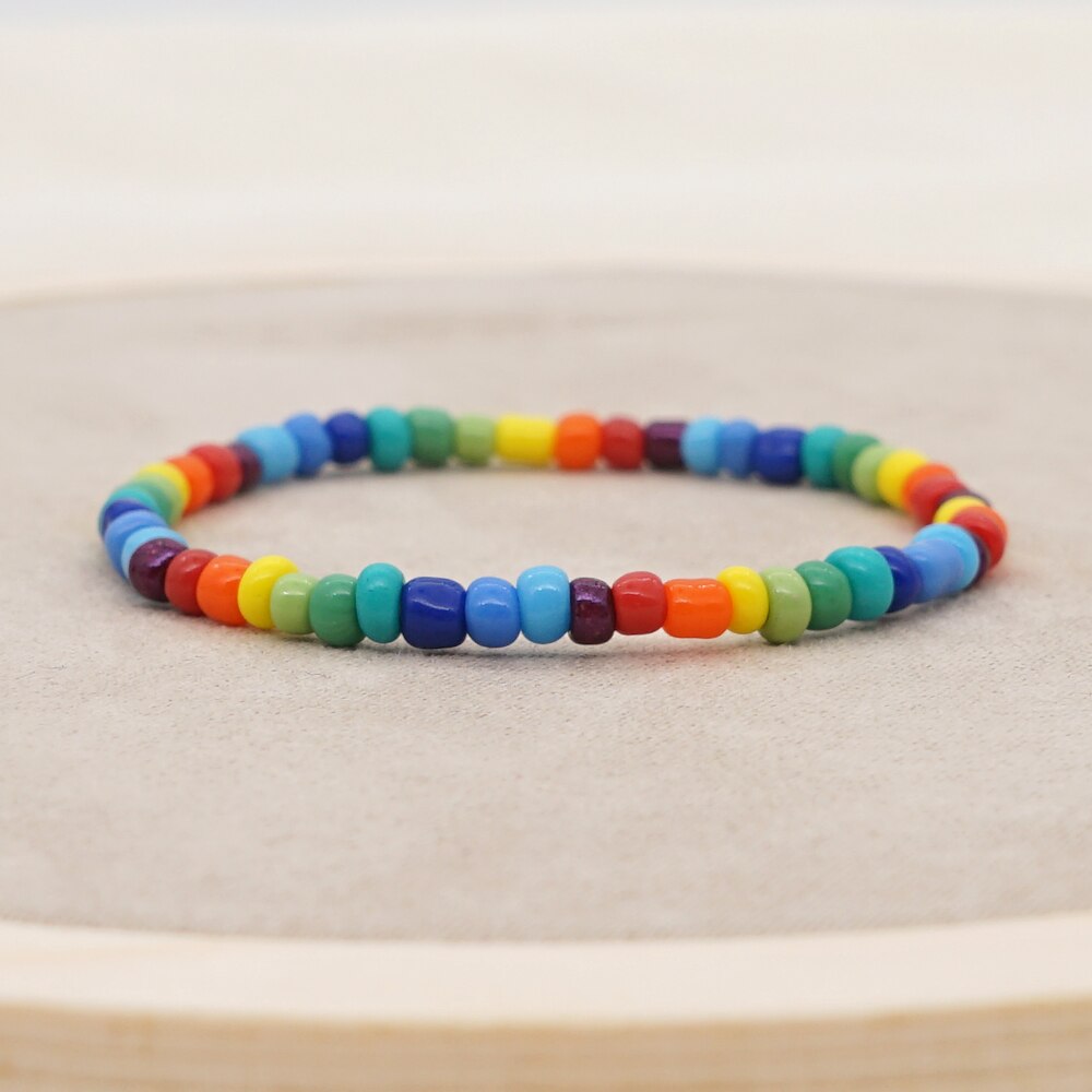 gehen2Boho Bunte Braclets Für Frauen modisch Schmuck Sommer Strand Perlen Armbinde Strang Armbänder