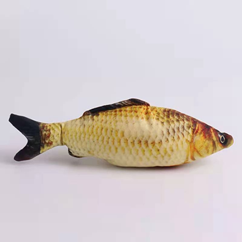 Cat Toy Fish Shape Bite Resistant Catnip Cat Toy Pet Chew Toys Pet Interaction Supplies Cat Favors1pc: NO.2 / 60cm